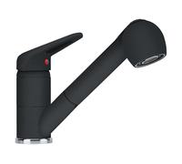 FRANKE 115.0470.675 Prince II Pull-Out Spray Robinet de Cuisine, Onyx, Moyen
