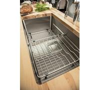 Franke PTX110-31 Pecera 31" x 17" x 9" Deep 18-Gauge Single Bowl Kitchen Sink, Stainless Steel