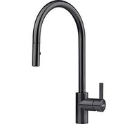 FRANKE | Robinet de lavabo Eos Neo pull-out spray | 115.0613.671 | Couleur/Finition : Acier inoxydable noir