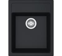 Franke SID 610-40 Lavabo à poser rectangulaire Tectonite - Évier à poser rectangulaire en tectonite carbone 1 bac