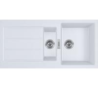 Franke Sirius 2.0 évier tectonite 100x50 cm blanc 143.0618.670