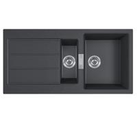 FRANKE S2D 651-100 Sirius Évier de Cuisine en Tectonite, Gris Pierre