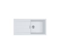 Franke - Sirius 2.0 S2D 611-100 Tectonite évier à encastrer 1 bac XL avec égouttoir Blanc