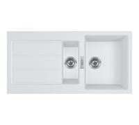 Franke Sirius 2 Tectonite S2D651 Blanc Artic (Moucheté)