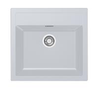 Franke Sirius évier tectonite 56x53 cm blanc 114.0205.051