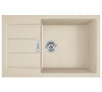 Franke Sirius évier tectonite 78x50 cm beige 143.0676.418