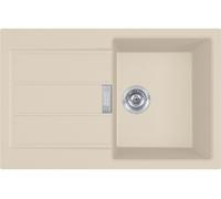 Franke Sirius évier tectonite 78x50 cm beige 143.0676.419