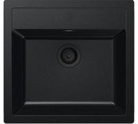 Franke Sirius SID évier tectonite 56x53 cm noir 143.0702.425