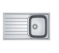 Franke Skx 611-86, 860x500mm, Panier-Filtre Que Drehknopfventil , Inox Brossé