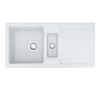 Franke Smart Strata Evier à encastrer en fragranite STG 651-86 Glacier Bouton rotatif à partir de 60 cm 114.0336.415