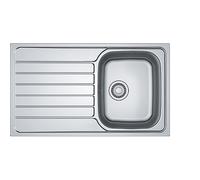 Franke Spark SKX 611 évier en acier inoxydable montage en surface avec égouttoir 86x50cm 101.0315.545