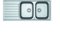 Franke SPARK SKX 621-116 Évier Double Encastré/Surface Acier Inox Rectangulaire