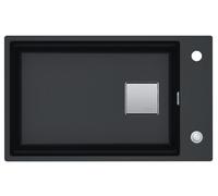 Kubus 2 KNG 110-62 Fragranit+ Évier de cuisine sous-plan Onyx