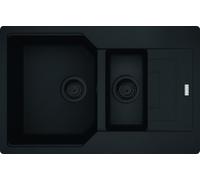 Franke Urban évier en granit 78x50 cm noir 114.0697.748