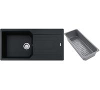 Franke Urban évier en granit avec égouttoir 100x50 cm gris/graphite/onyx 114.0743.079