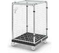 FRANKEL kaiserkraft | Roll-conteneur PROTECT | hauteur 1200 mm | noir profond