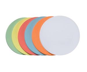 Franken 5 Star Office 910768 Lot de 250 cartons de présentation Ø 9,5cm, 100 % papier recyclé 130 g/m² (Différents coloris) (Import Allemagne)