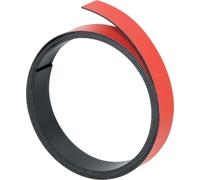 FRANKEN Bande magnétique (L)1.000 x (P)20 x (H)1 mm rouge