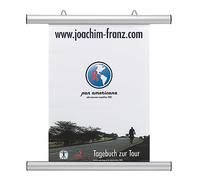 FRANKEN Barre d'affichage aluminium argent 425 mm Haute et Basse