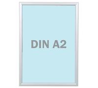 FRANKEN BS1703 Cadre pour affiche d'extérieur A2 pliant en aluminium 25 mm de large pour l'extérieur des établissements publics, écoles, restaurants ou hôtels