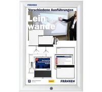 FRANKEN BS1901 Cadre interchangeable Security verrouillable, format A4, cadre en aluminium, 35 mm de large, 27,2 x 35,9 x 1,7 cm