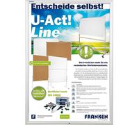FRANKEN cadre d'affichage Security DIN A4 32 mm profilé de cadre