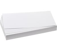 FRANKEN carte de modération rectangle 205 x 95 mm blanc 500 cartes