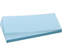 FRANKEN carte de modération rectangle 205 x 95 mm bleu clair 500 cartes