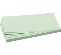 FRANKEN carte de modération rectangle 205 x 95 mm vert clair 500 cartes