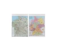 Franken Carte De Numéro De Zone Postale, Laminé?