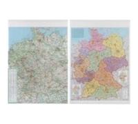 FRANKEN carte de numéro de zone postale, laminée, 970 1.370 G