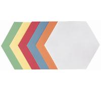FRANKEN Cartes de modération Nid d'abeille 165 x 190 mm assorties 130 g/qm 250 cartes