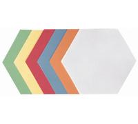 FRANKEN Cartes de modération Nid d'abeille autocollantes 165 x 190 mm 300 cartes