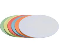 FRANKEN Cartes de modération Ovales autocollantes 110 x 190 mm 300 cartes