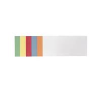 FRANKEN Cartes de modération rectangulaires autocollantes 205 x 95 mm 300 cartes