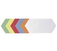 FRANKEN Cartes de modération Rhombus 95 x 205 mm assorties 250 cartes