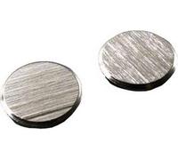 FRANKEN Chrome Aimant Force d'adhérence : 21.000 g Diamètre 30 mm 5 aimants