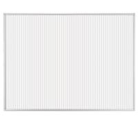 Franken EL-UTA30 Eco Tableau d'affichage en acrylique avec supports de fixation 1 200 x 300 mm Épaisseur 16 mm