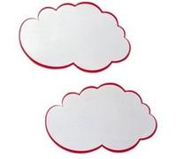 Franken Umz WG Nuage Lot de 20 cartes de présentation 37 x 62 cm Blanc/rouge