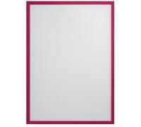 FRANKEN Frame It Eco ITH4M/10 07 Lot de 10 porte-documents magnétiques Rose Format A4