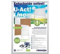 franken cadre porte-affiches security, ininflammable, a2 noir
