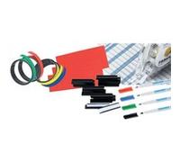franken franken set d'accessoires pour tableau planning noir Noir G