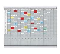 franken franken tableau planning à fiches t, (l)1.008 x (h)783 mm noir Noir