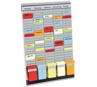 Franken franken tableau planning à fiches t, (l)819 x (h)780 mm noir G