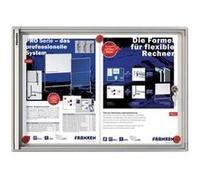 Franken franken vitrine d'affichage x-tra!line, 8 x format a4 noir
