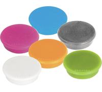 FRANKEN Aimants adhésifs MagFun diamètre : 32 mm assortis 10 aimants