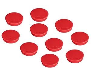 Franken HMS36 01 Aimant puissant 38 mm Charge max 2500 g (Rouge) Lot de 10