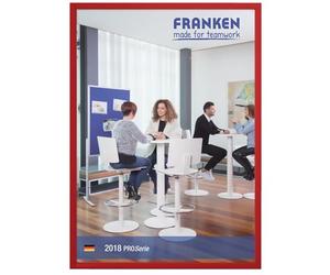Franken iTSA4S 01 veloflex frame it x-tra line, épaisseur, format a4 32 mm, rouge