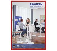 Franken iTSA4S/5/01 dokumentenhalter-transparent - 32 mm - 230 x 317 mm, rouge