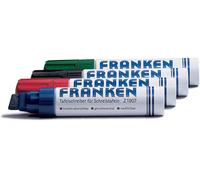 FRANKEN JumboMarker Largeur de trait : 4-12 mm assortis 4 marqueurs pointe biseautée